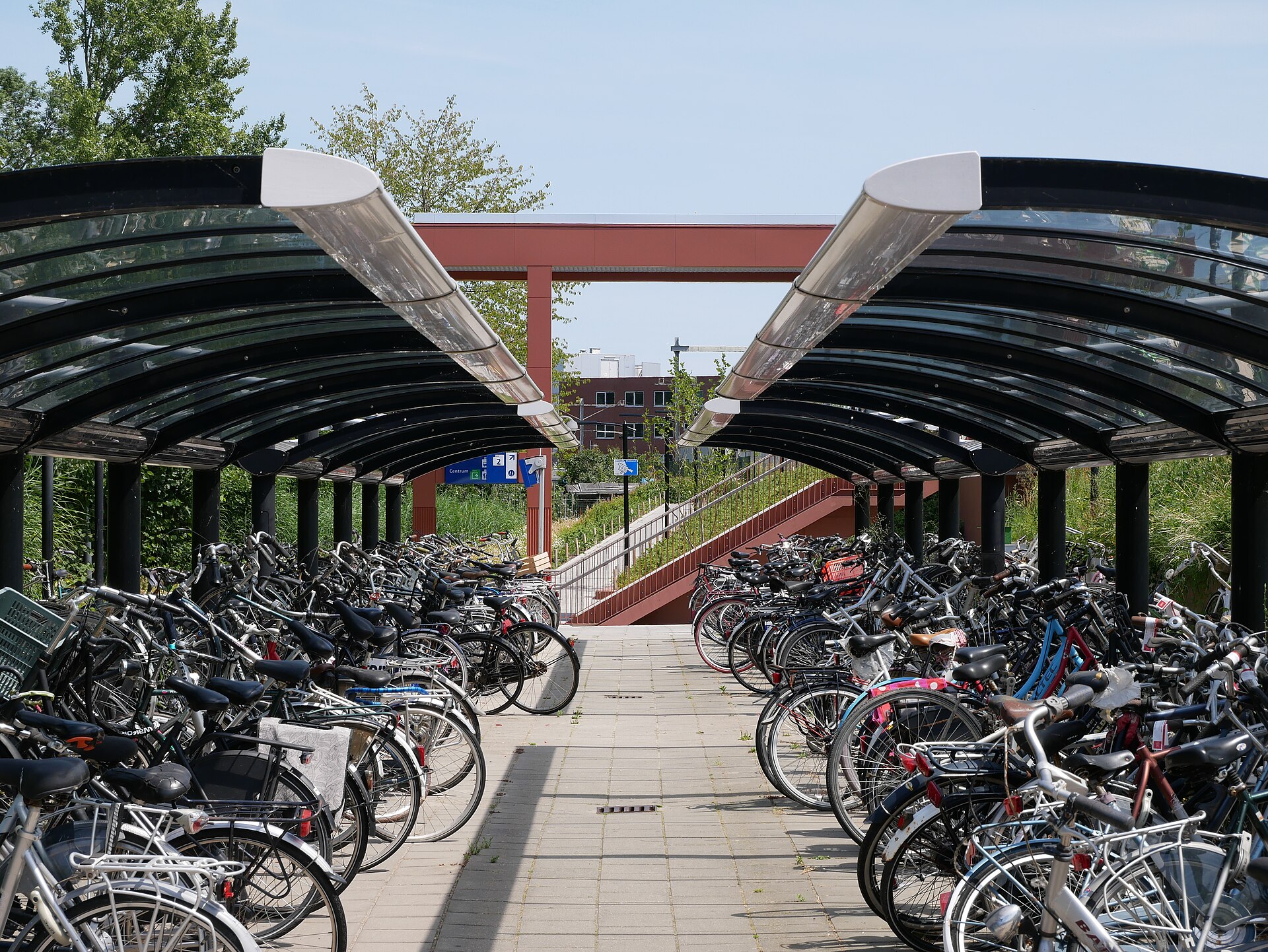 Netherlands station bicycles