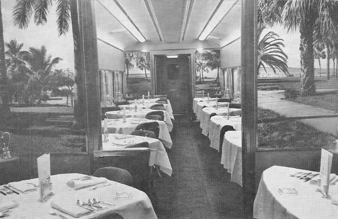 train dining car service