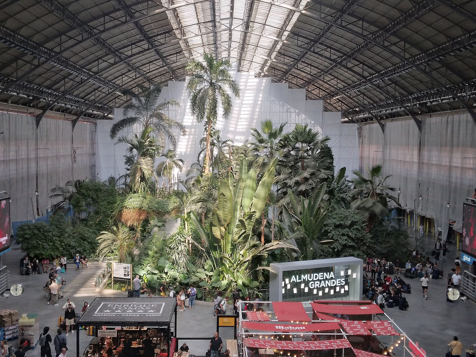 Spanish railway station Madrid