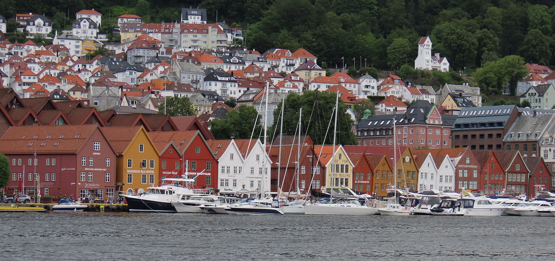 Bergen Bryggen harbour Norway