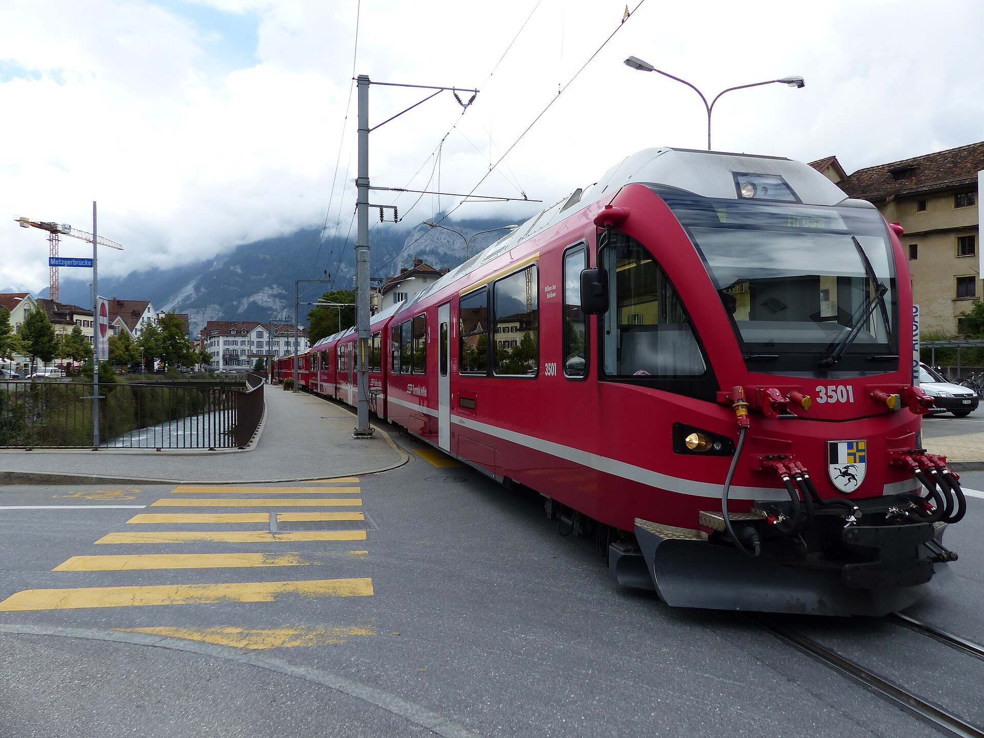 Rhaetian railway Chur station