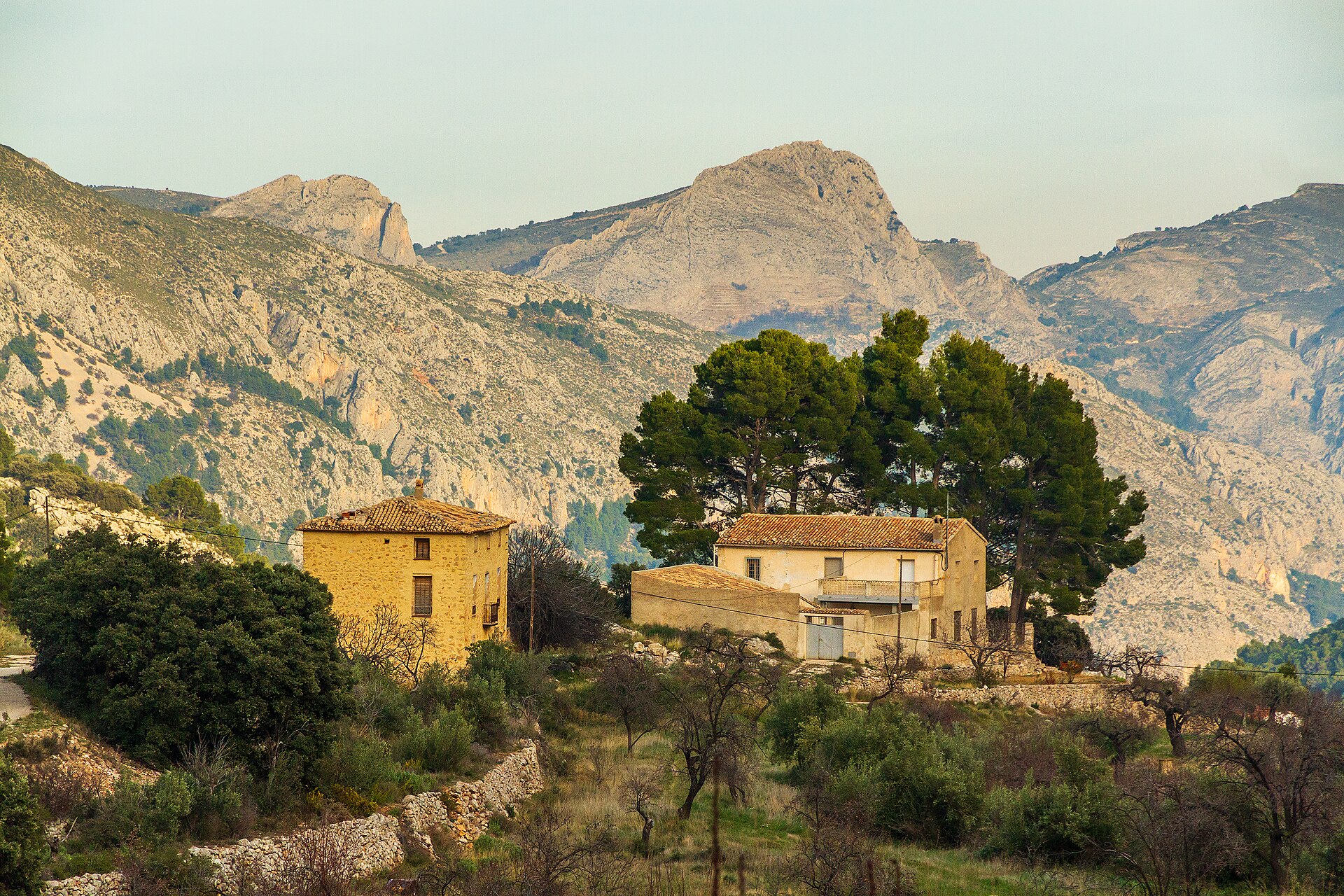 Spain countryside railway