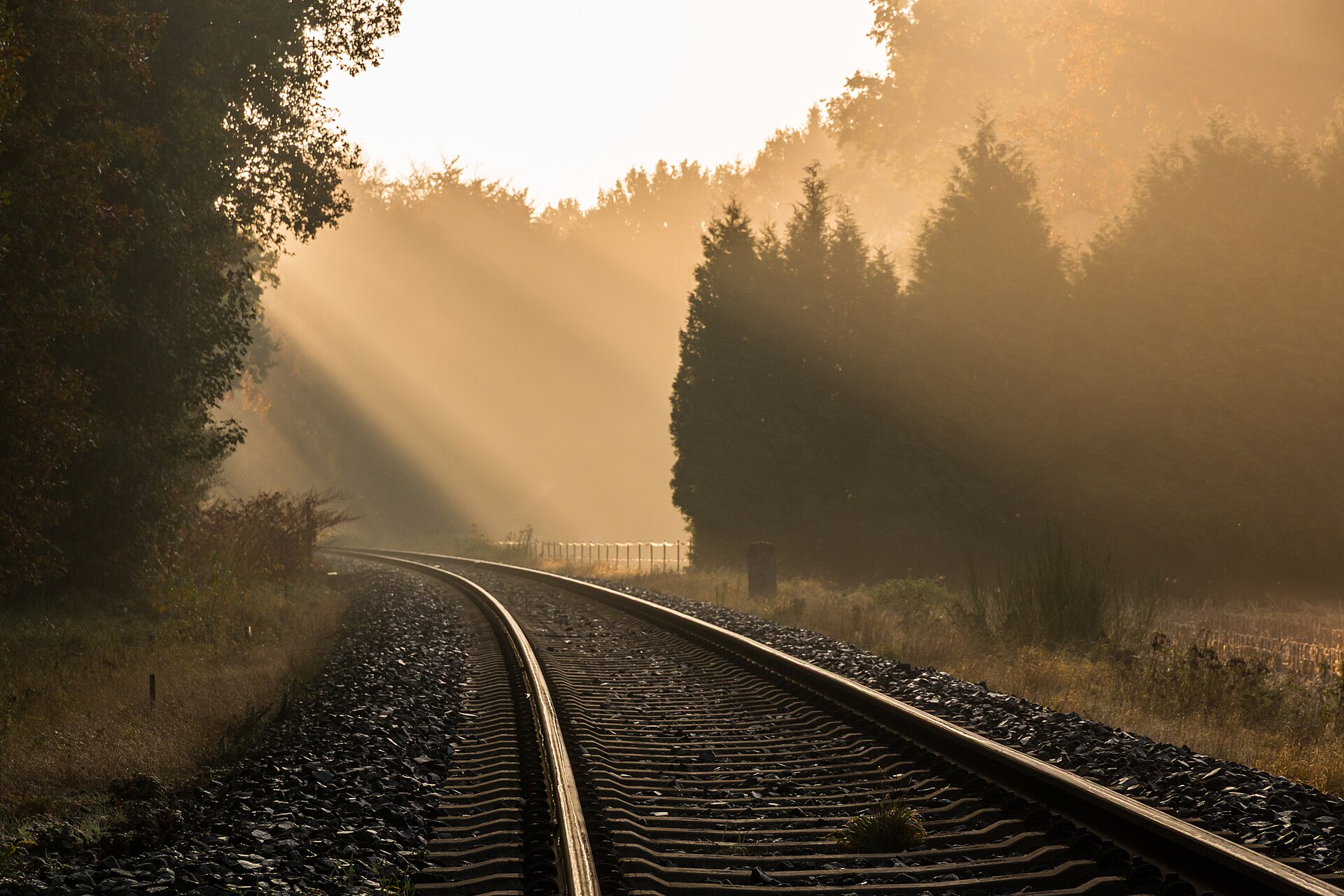 European train speed landscape
