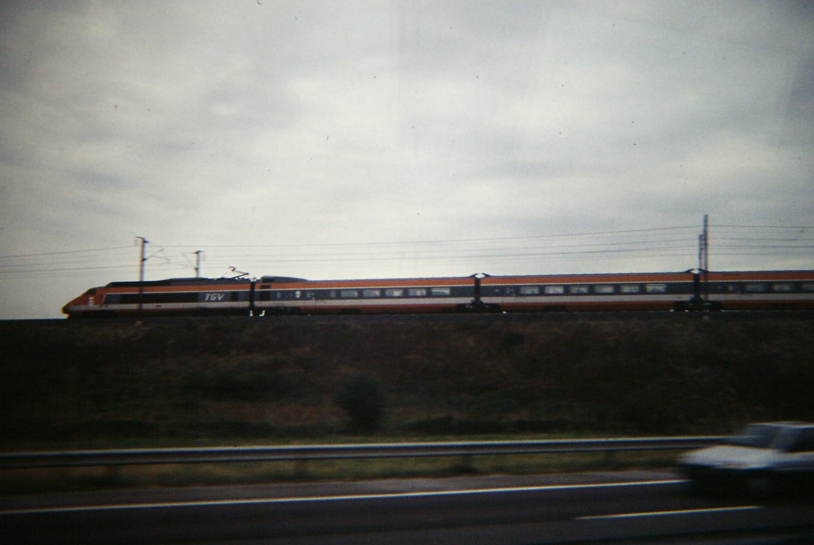 TGV French countryside