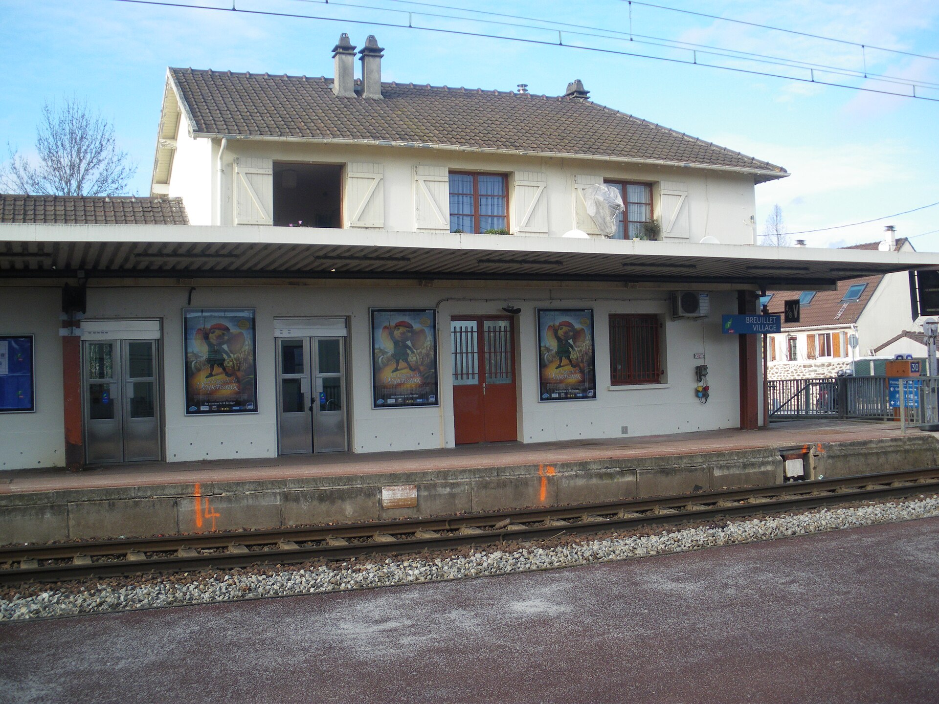 French village railway station