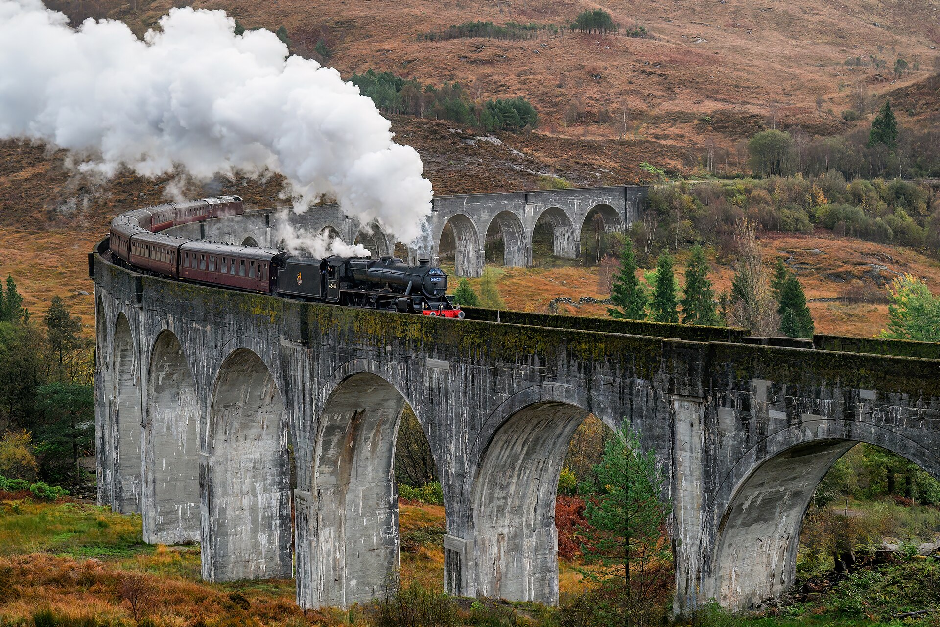 West Highland line viaduct Scotland