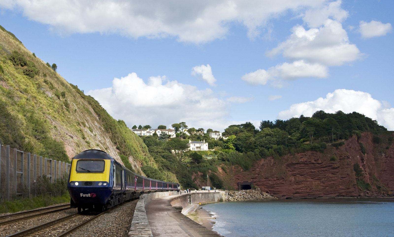 coastal railway sea view