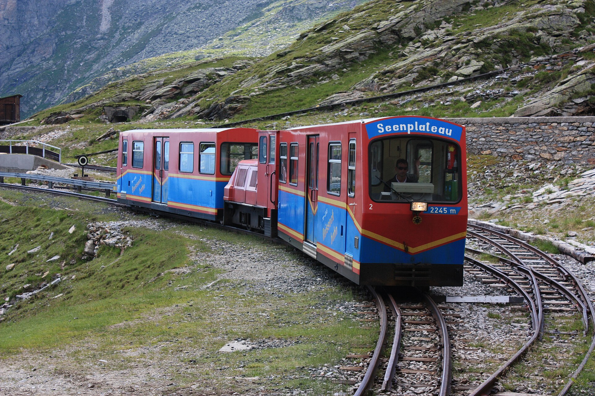 Austrian mountain railway arch