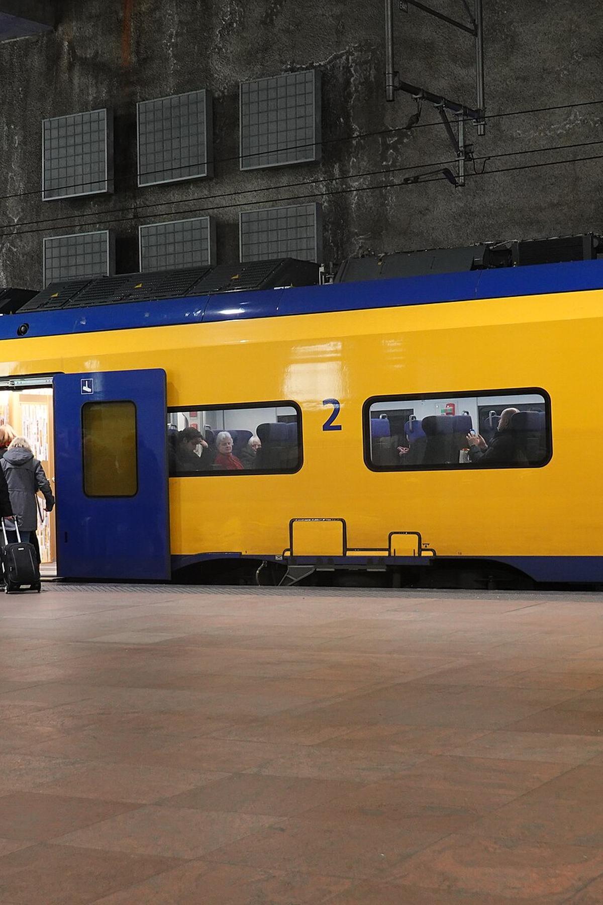 Belgian intercity train Antwerp