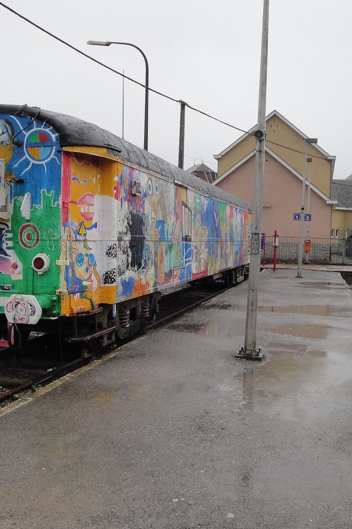Belgium train ticket machine