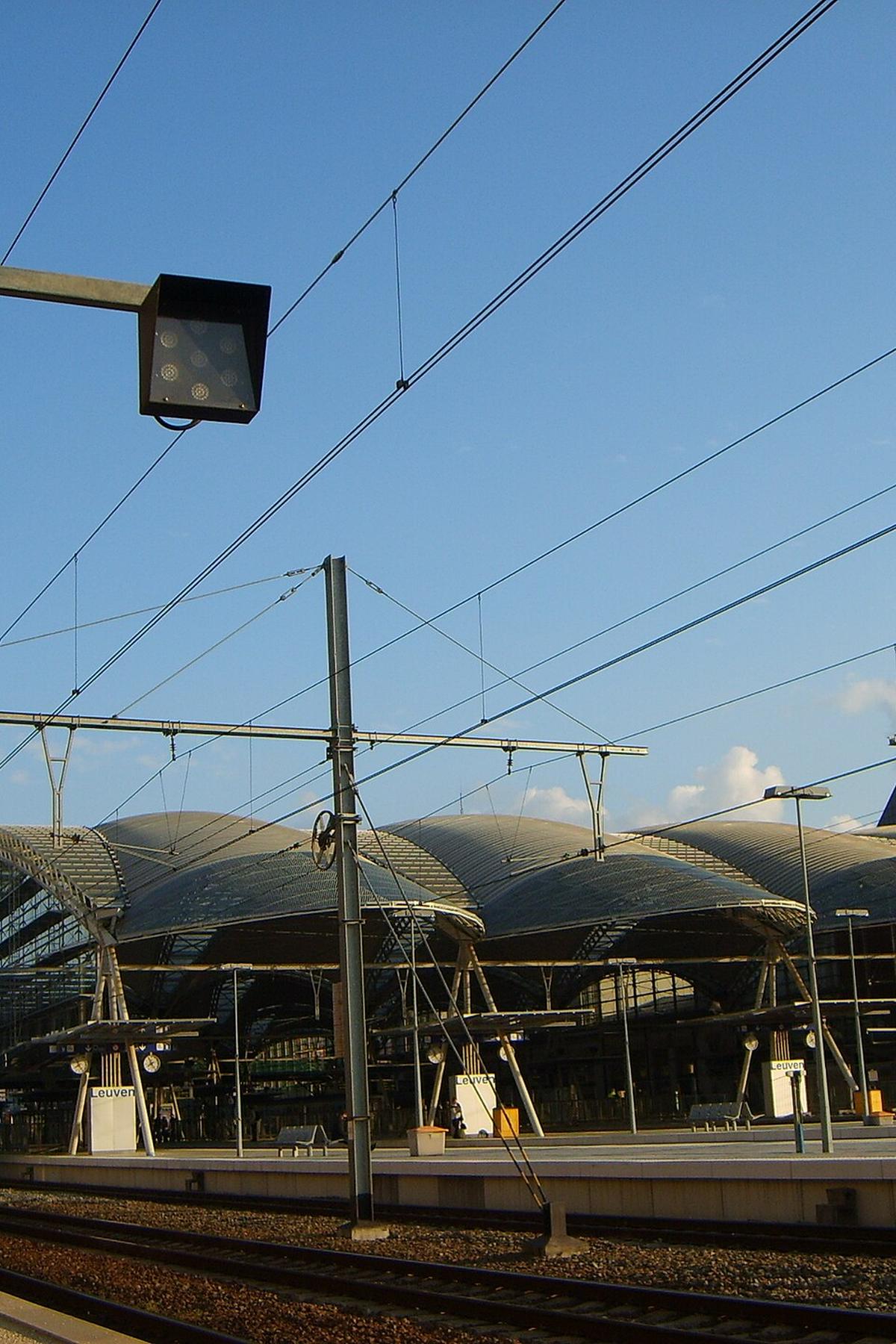 Leuven railway station Belgium