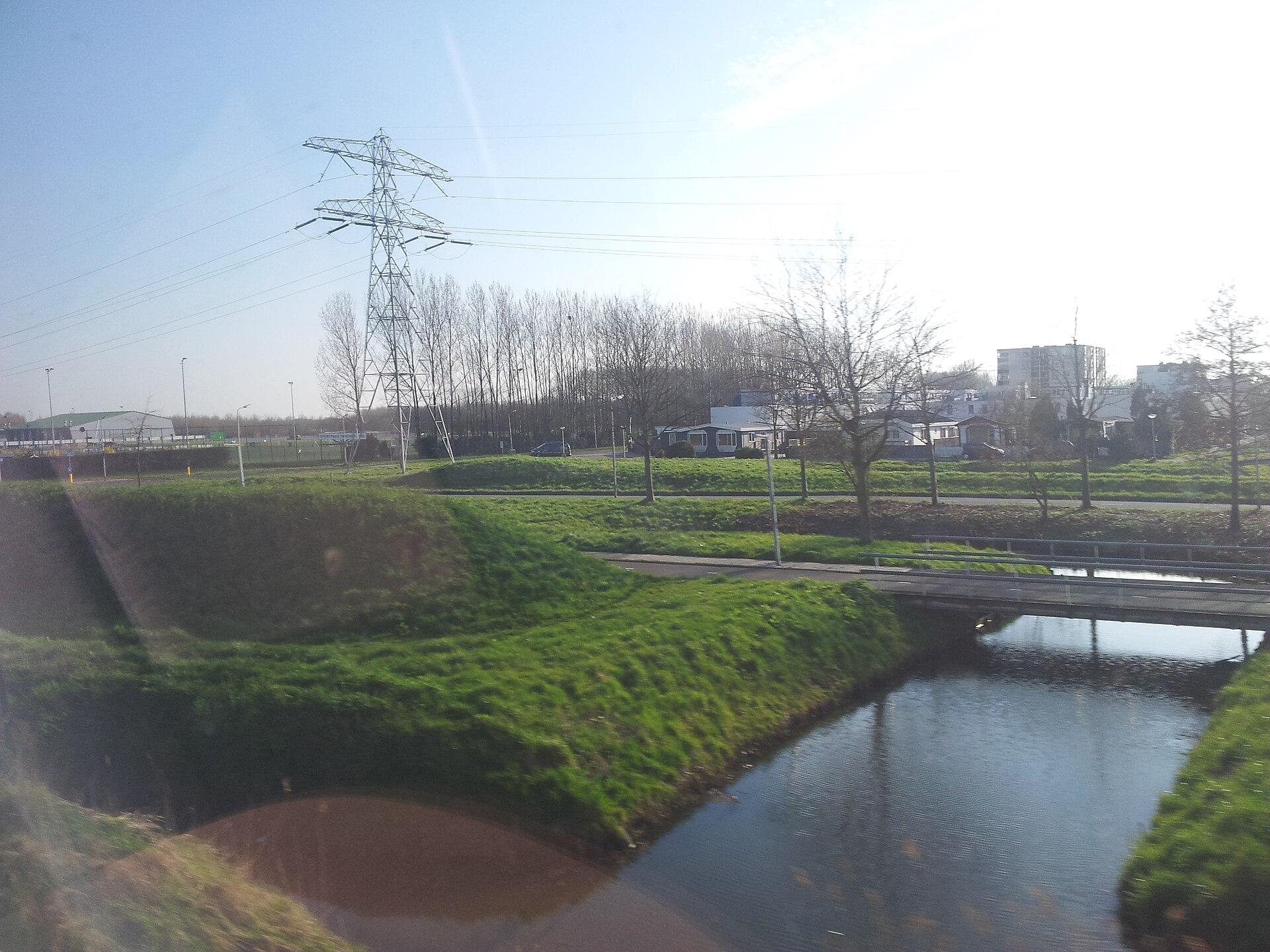Dutch train countryside
